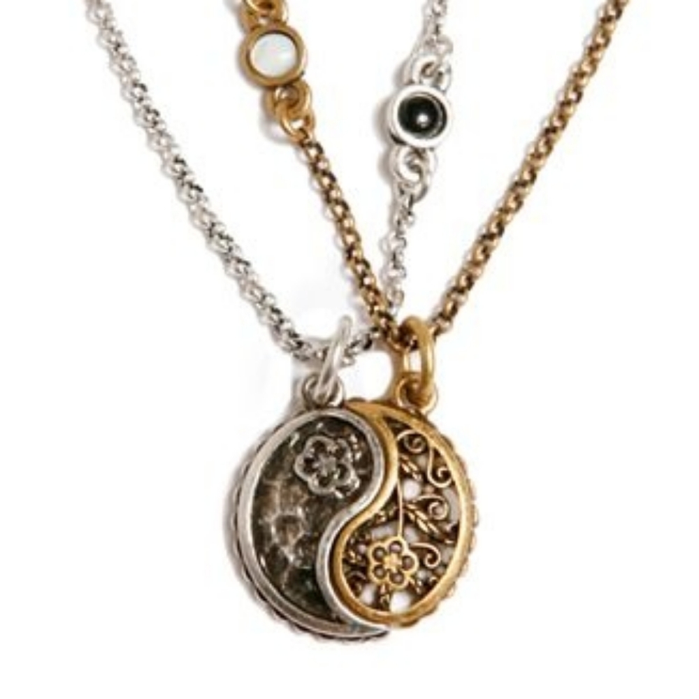 Lucky Brand Necklace, Yin Yang Charm
